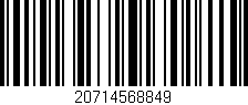 Código de barras (EAN, GTIN, SKU, ISBN): '20714568849'