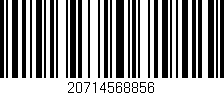 Código de barras (EAN, GTIN, SKU, ISBN): '20714568856'