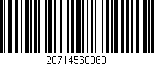 Código de barras (EAN, GTIN, SKU, ISBN): '20714568863'