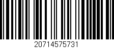 Código de barras (EAN, GTIN, SKU, ISBN): '20714575731'