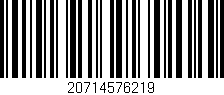 Código de barras (EAN, GTIN, SKU, ISBN): '20714576219'
