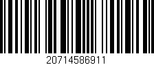 Código de barras (EAN, GTIN, SKU, ISBN): '20714586911'
