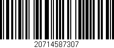 Código de barras (EAN, GTIN, SKU, ISBN): '20714587307'
