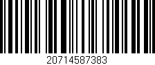 Código de barras (EAN, GTIN, SKU, ISBN): '20714587383'