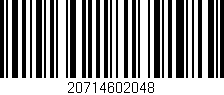 Código de barras (EAN, GTIN, SKU, ISBN): '20714602048'