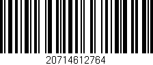 Código de barras (EAN, GTIN, SKU, ISBN): '20714612764'