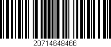Código de barras (EAN, GTIN, SKU, ISBN): '20714648466'