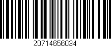 Código de barras (EAN, GTIN, SKU, ISBN): '20714656034'