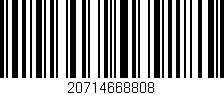 Código de barras (EAN, GTIN, SKU, ISBN): '20714668808'