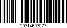Código de barras (EAN, GTIN, SKU, ISBN): '20714687977'