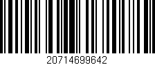 Código de barras (EAN, GTIN, SKU, ISBN): '20714699642'