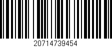 Código de barras (EAN, GTIN, SKU, ISBN): '20714739454'