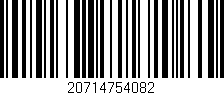 Código de barras (EAN, GTIN, SKU, ISBN): '20714754082'