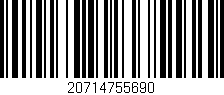 Código de barras (EAN, GTIN, SKU, ISBN): '20714755690'