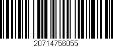 Código de barras (EAN, GTIN, SKU, ISBN): '20714756055'
