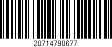 Código de barras (EAN, GTIN, SKU, ISBN): '20714790677'
