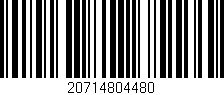 Código de barras (EAN, GTIN, SKU, ISBN): '20714804480'