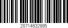 Código de barras (EAN, GTIN, SKU, ISBN): '20714832995'