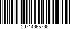 Código de barras (EAN, GTIN, SKU, ISBN): '20714865788'