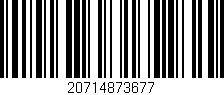 Código de barras (EAN, GTIN, SKU, ISBN): '20714873677'