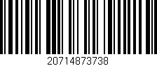 Código de barras (EAN, GTIN, SKU, ISBN): '20714873738'