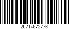 Código de barras (EAN, GTIN, SKU, ISBN): '20714873776'