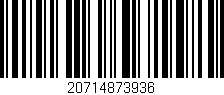 Código de barras (EAN, GTIN, SKU, ISBN): '20714873936'