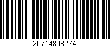 Código de barras (EAN, GTIN, SKU, ISBN): '20714898274'