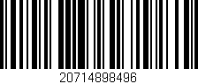 Código de barras (EAN, GTIN, SKU, ISBN): '20714898496'