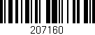 Código de barras (EAN, GTIN, SKU, ISBN): '207160'