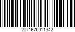 Código de barras (EAN, GTIN, SKU, ISBN): '2071670911642'