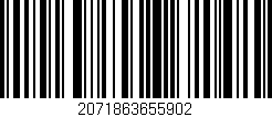 Código de barras (EAN, GTIN, SKU, ISBN): '2071863655902'