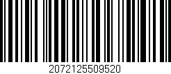 Código de barras (EAN, GTIN, SKU, ISBN): '2072125509520'