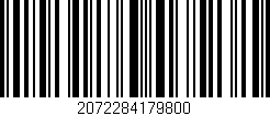 Código de barras (EAN, GTIN, SKU, ISBN): '2072284179800'