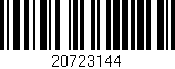 Código de barras (EAN, GTIN, SKU, ISBN): '20723144'