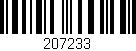 Código de barras (EAN, GTIN, SKU, ISBN): '207233'
