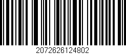 Código de barras (EAN, GTIN, SKU, ISBN): '2072626124802'