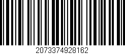Código de barras (EAN, GTIN, SKU, ISBN): '2073374928162'