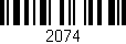 Código de barras (EAN, GTIN, SKU, ISBN): '2074'