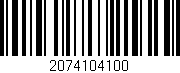Código de barras (EAN, GTIN, SKU, ISBN): '2074104100'