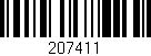 Código de barras (EAN, GTIN, SKU, ISBN): '207411'