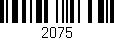 Código de barras (EAN, GTIN, SKU, ISBN): '2075'
