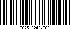 Código de barras (EAN, GTIN, SKU, ISBN): '2075122434703'