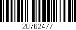Código de barras (EAN, GTIN, SKU, ISBN): '20762477'