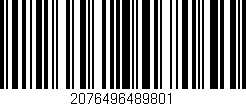 Código de barras (EAN, GTIN, SKU, ISBN): '2076496489801'