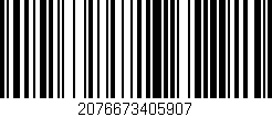 Código de barras (EAN, GTIN, SKU, ISBN): '2076673405907'