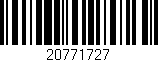 Código de barras (EAN, GTIN, SKU, ISBN): '20771727'