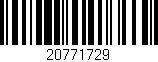 Código de barras (EAN, GTIN, SKU, ISBN): '20771729'