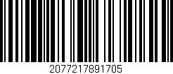 Código de barras (EAN, GTIN, SKU, ISBN): '2077217891705'