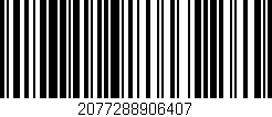 Código de barras (EAN, GTIN, SKU, ISBN): '2077288906407'